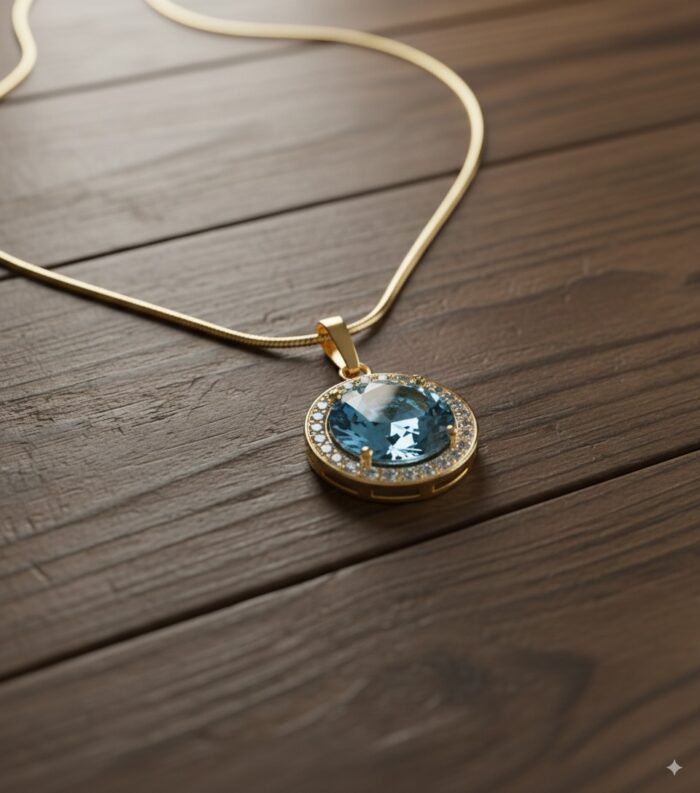 Topaz Halo Charm - Image 1